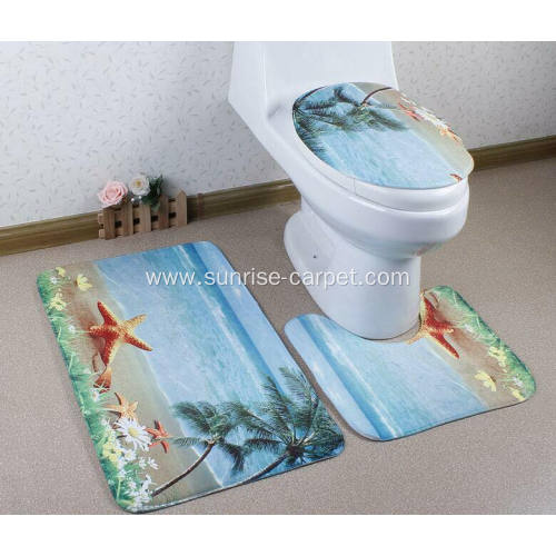 Heat Transfer Print Carpet for Bath Mat